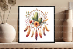 Dreamcatcher Boho Clipart Bundle - CraftNest - Digital Crafting and Art