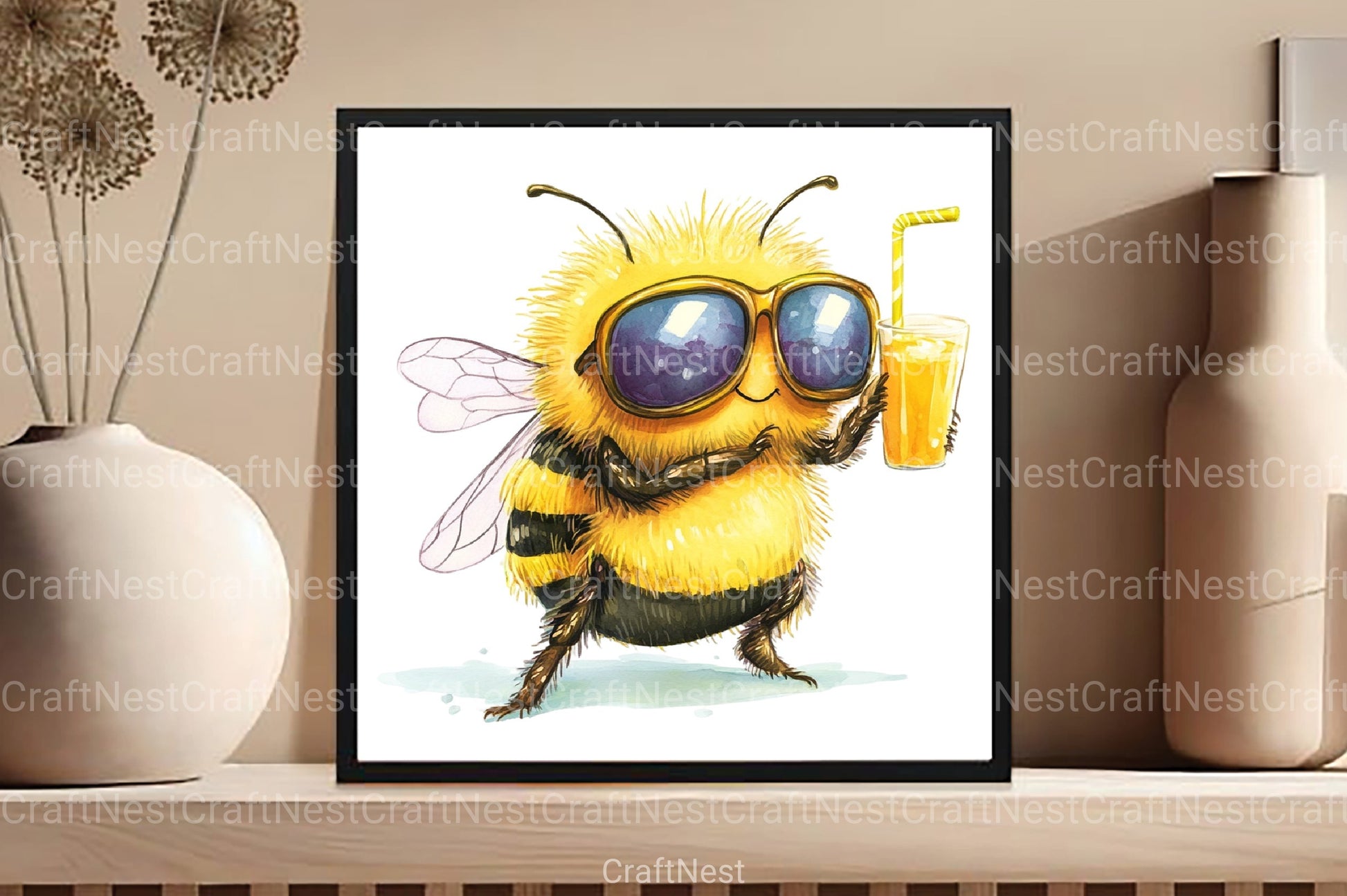 Cute Funny Cartoon Insects Clipart Bundle 2 - CraftNest - Digital Crafting and Art