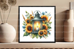 Rustic Sunflower Wedding Clipart Bundle - CraftNest - Digital Crafting and Art