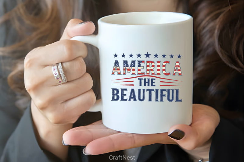 America The Beautiful Shirt & 4th of July Clipart Bundle - CraftNest - Digital Crafting and Art