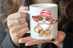 Fun In The Sun Gnome Clipart Bundle - CraftNest - Digital Crafting and Art