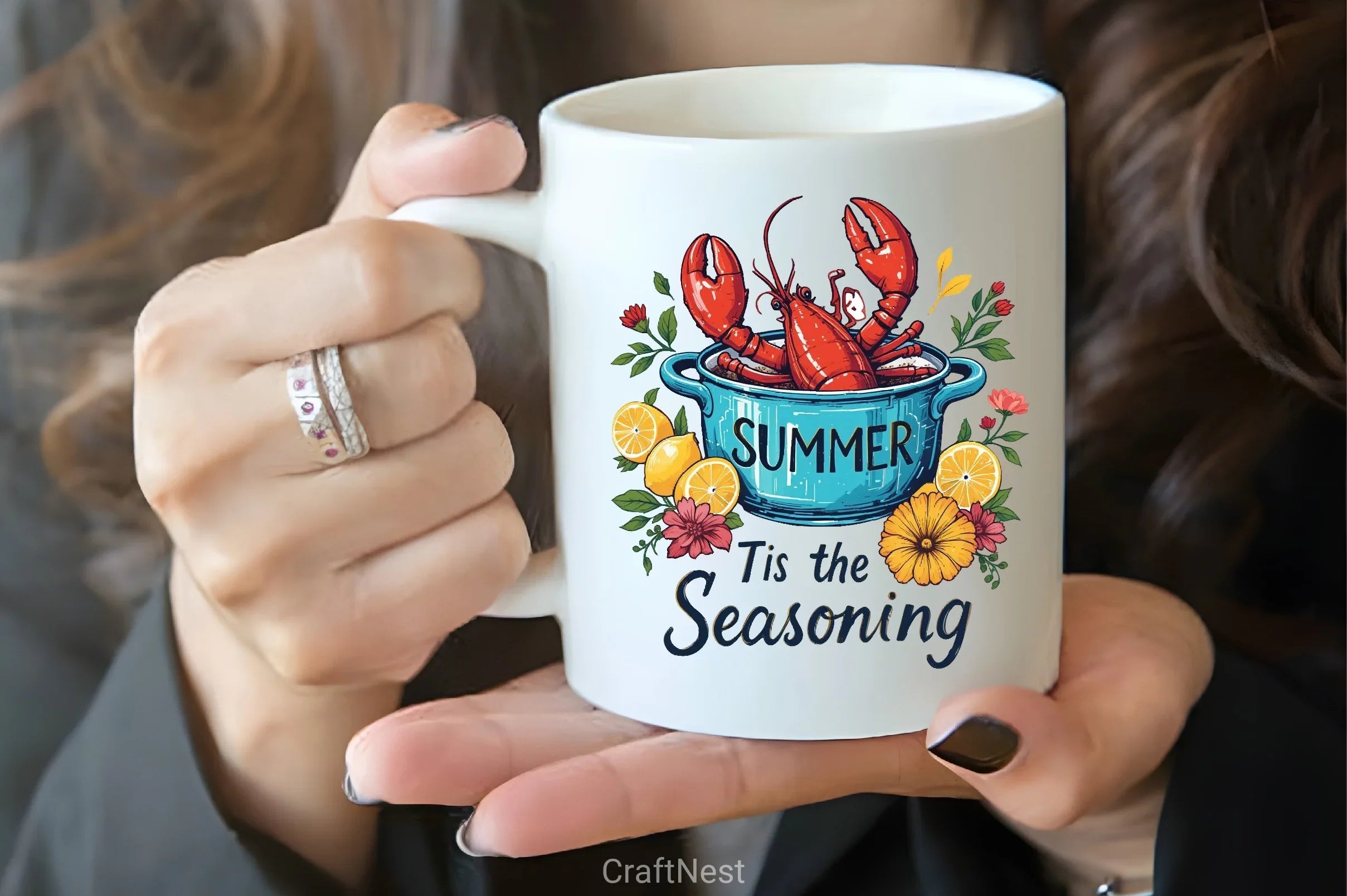 Summer Lobster Festive T-Shirt Design Bundle - CraftNest - Digital Crafting and Art