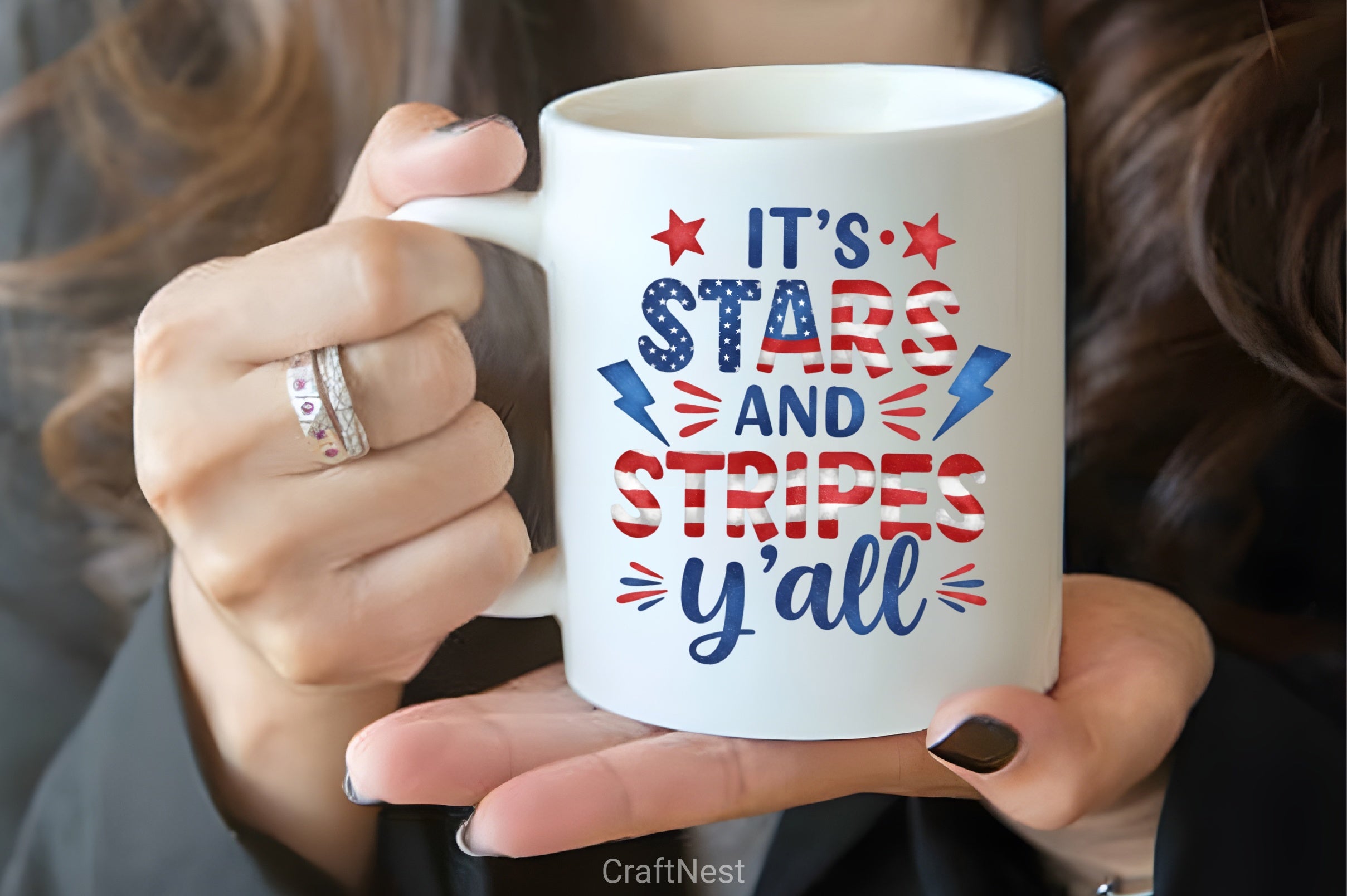 Stars and Stripes Clipart Bundle - CraftNest - Digital Crafting and Art