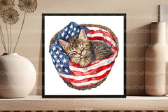 4th of July Animal Clipart Bundle - CraftNest - Digital Crafting and Art