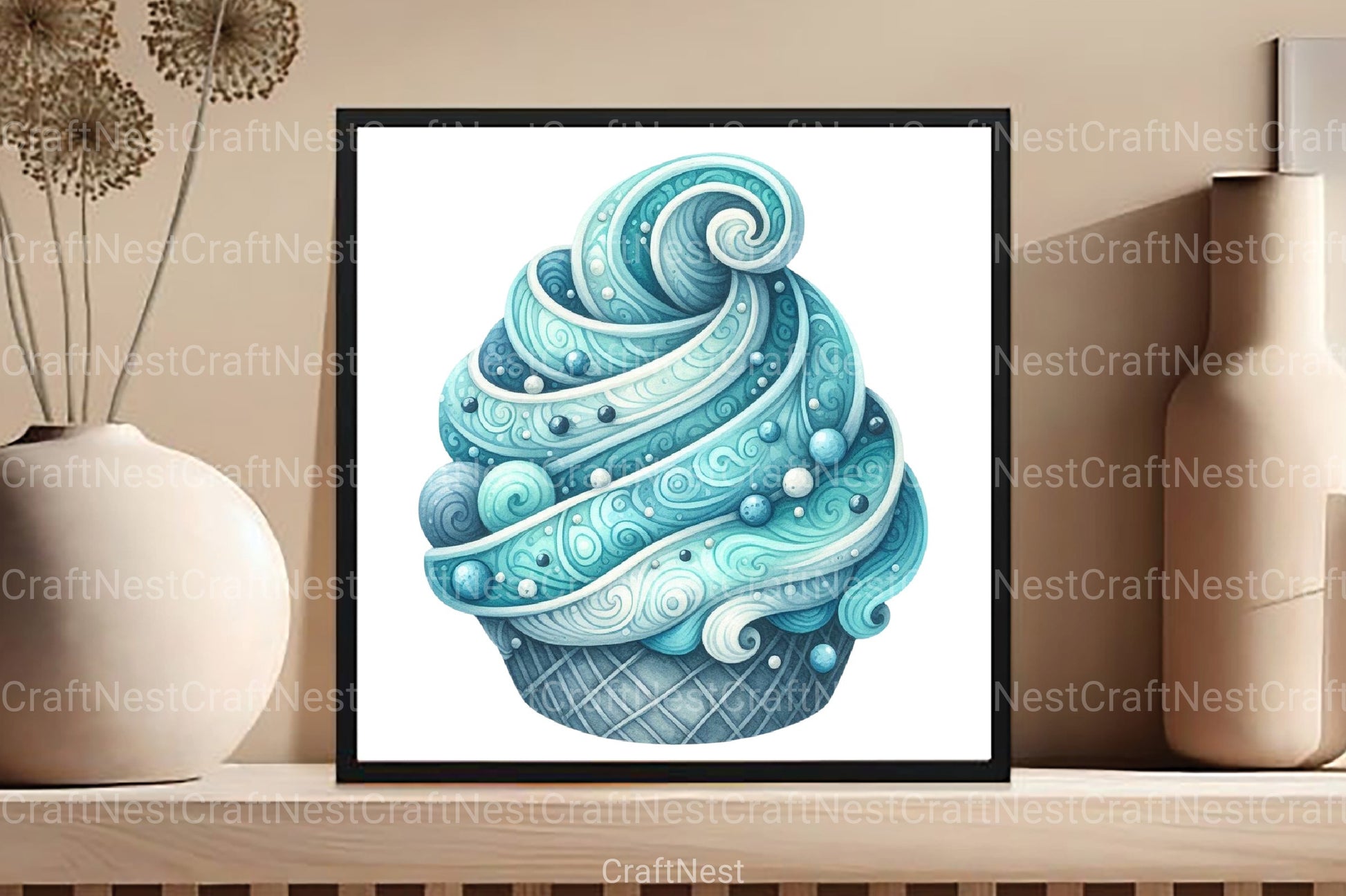 Summer Ice Cream Clipart Bundle 9 - CraftNest - Digital Crafting and Art
