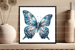 Mosaic Butterfly Clipart Bundle - CraftNest - Digital Crafting and Art