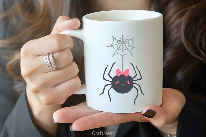 Cute Spider Halloween Clipart Bundle - CraftNest - Digital Crafting and Art