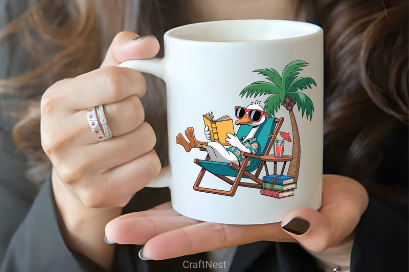 Goose Beach Chair Clipart Bundle - CraftNest - Digital Crafting and Art