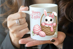 Happy Easter Rabbit Clipart Bundle 3 - CraftNest - Digital Crafting and Art
