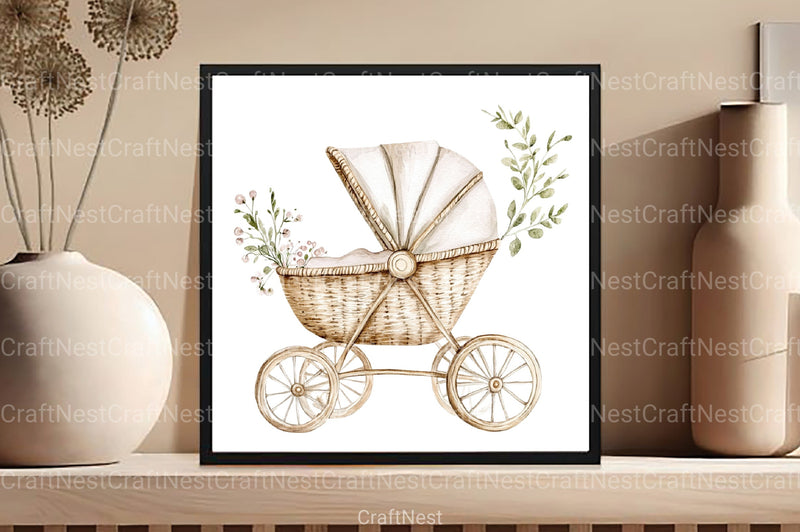 Baby Boho Clipart Bundle - CraftNest - Digital Crafting and Art