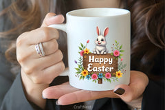 Cute Easter Rabbit Clipart Bundle - CraftNest - Digital Crafting and Art