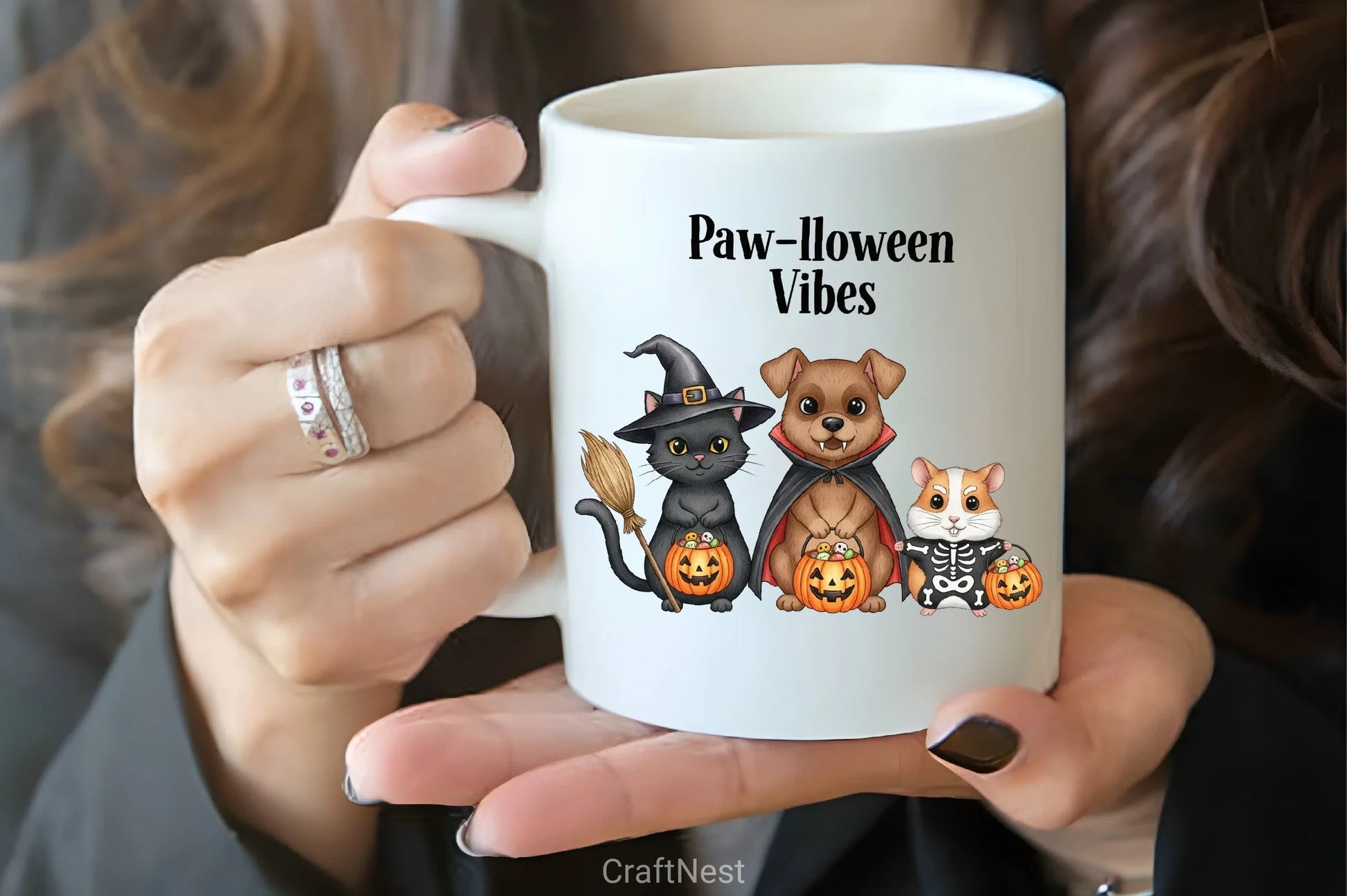 Halloween Pets & Pumpkins Clipart Bundle - CraftNest - Digital Crafting and Art