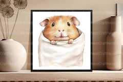 Peeking Cute Animals Pocket Clipart Bundle - CraftNest - Digital Crafting and Art