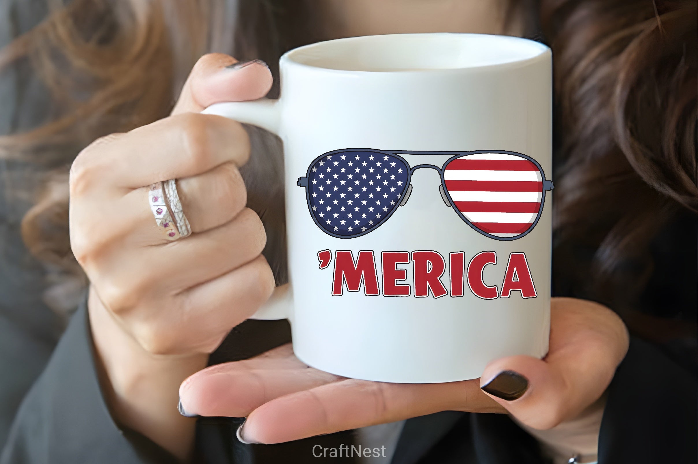 4th of July Merica Glasses Shirt Clipart Bundle - CraftNest - Digital Crafting and Art