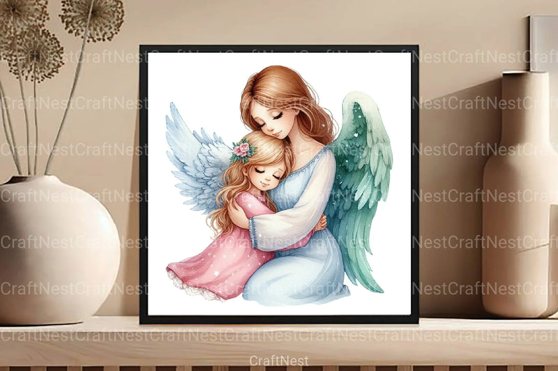 Mother's Day Girl Clipart Bundle 99 - CraftNest - Digital Crafting and Art