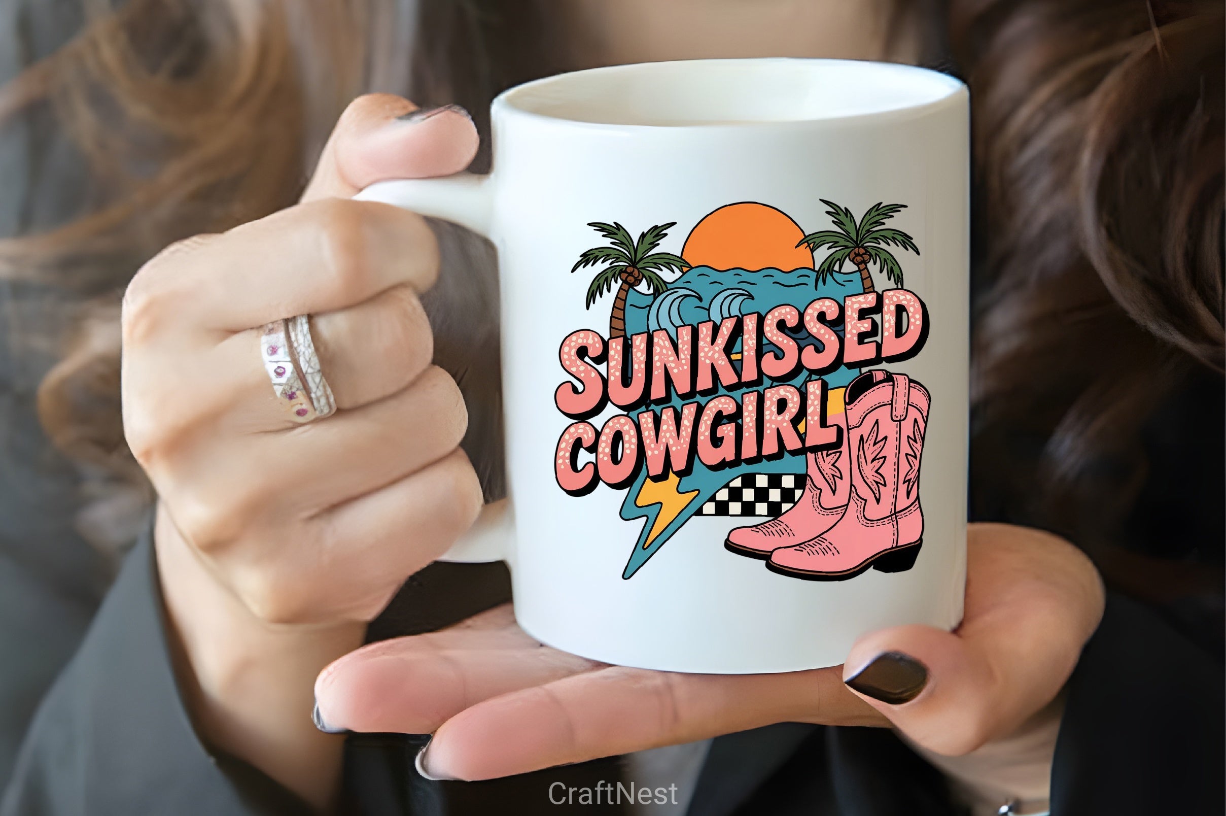 Vintage Sunkissed Cowgirl Clipart Bundle 2 - CraftNest - Digital Crafting and Art