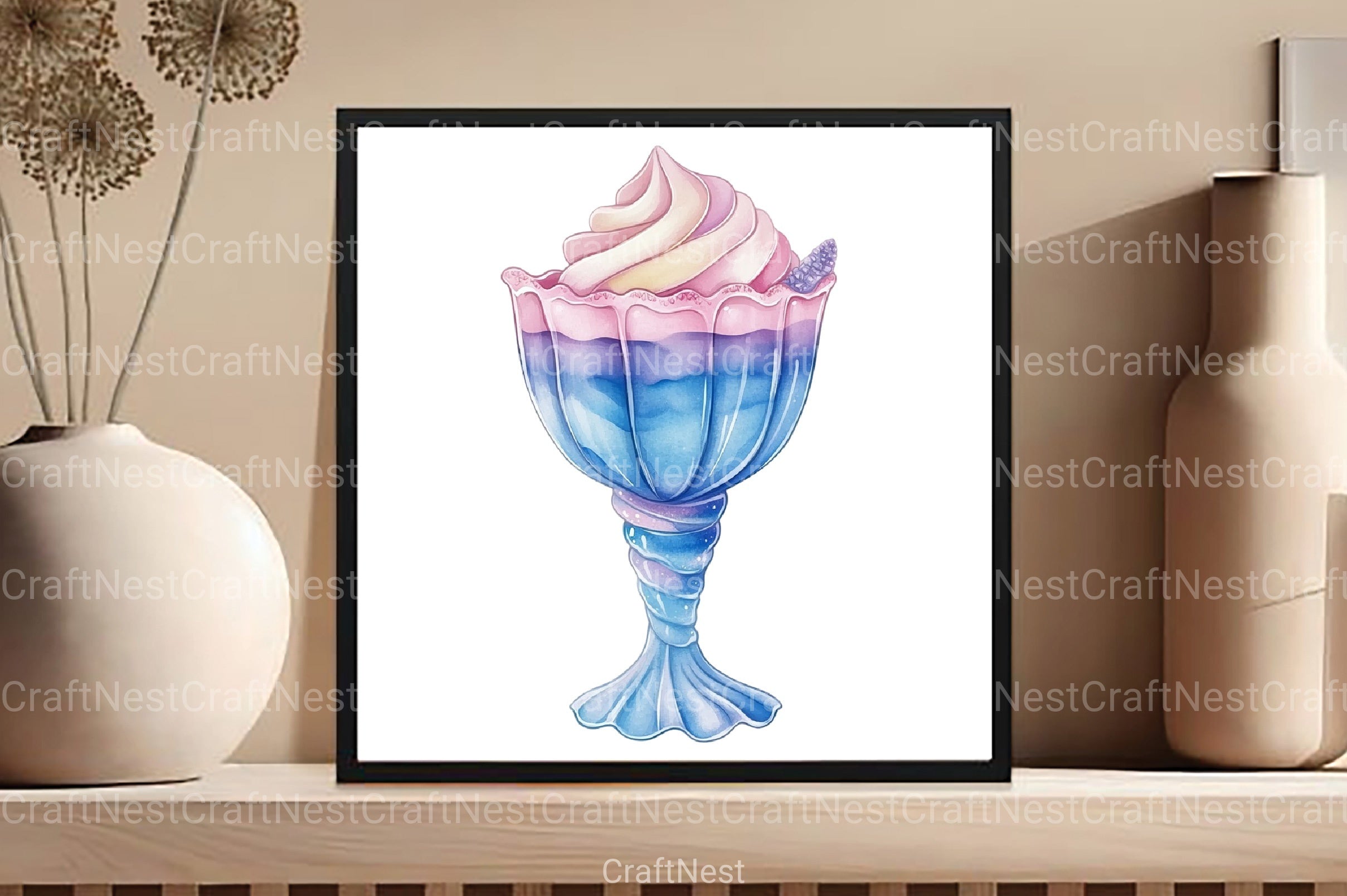 Summer Tropical Smoothie Cup Clipart Bundle 78 - CraftNest - Digital Crafting and Art