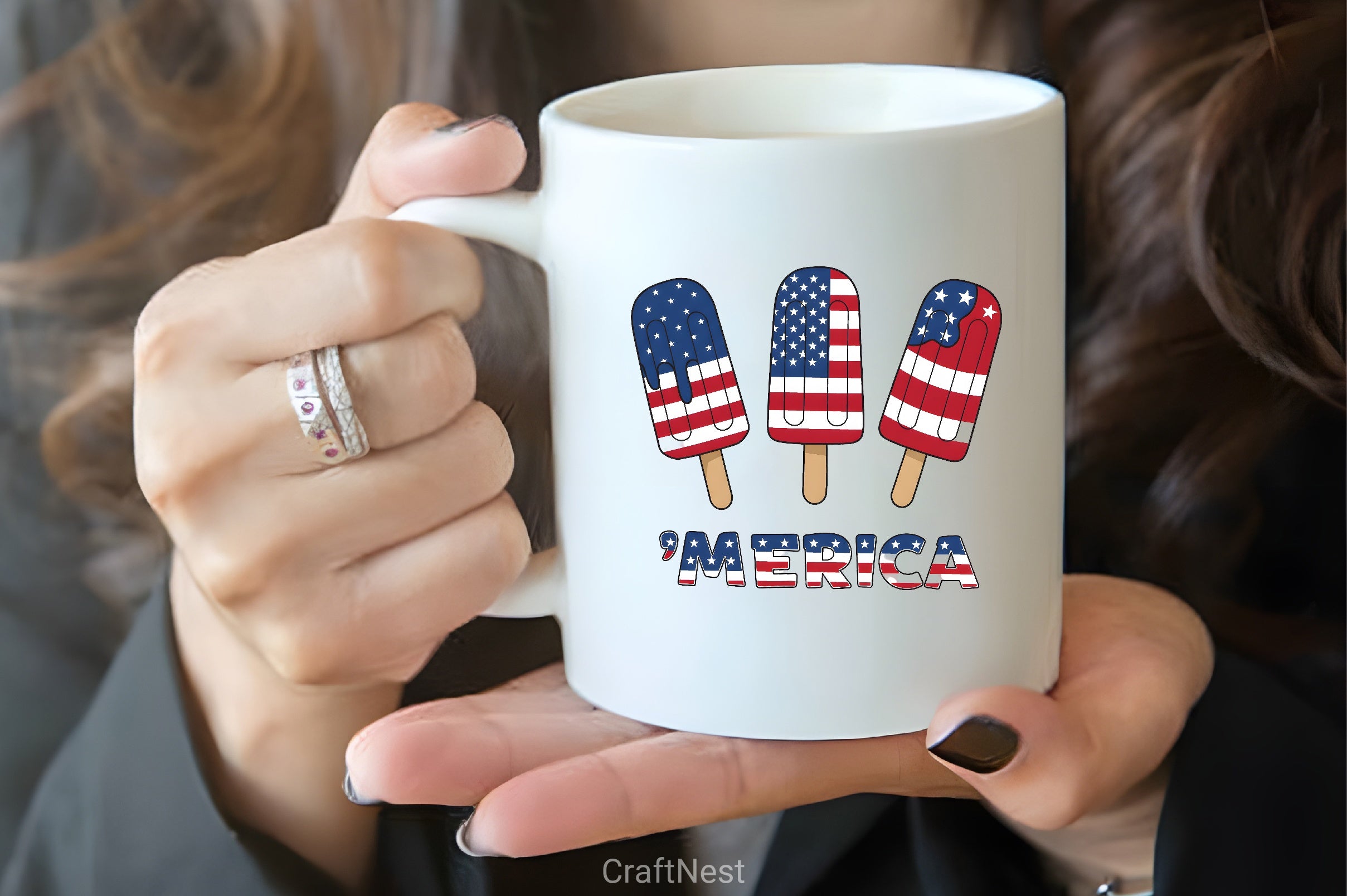 Fourth of July Ice Cream Shirt Clipart Bundle 1 - CraftNest - Digital Crafting and Art