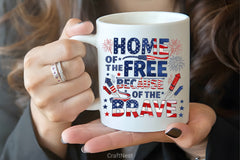 Home of the Free Brave Clipart Bundle - CraftNest - Digital Crafting and Art