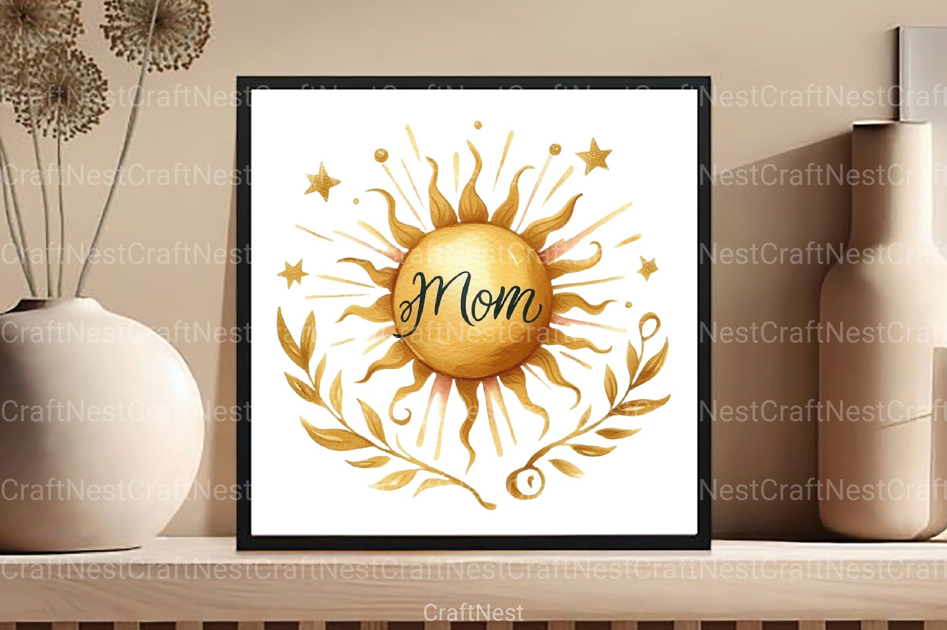 Sunshine & Love Mother's Day Clipart Bundle 1 - CraftNest - Digital Crafting and Art