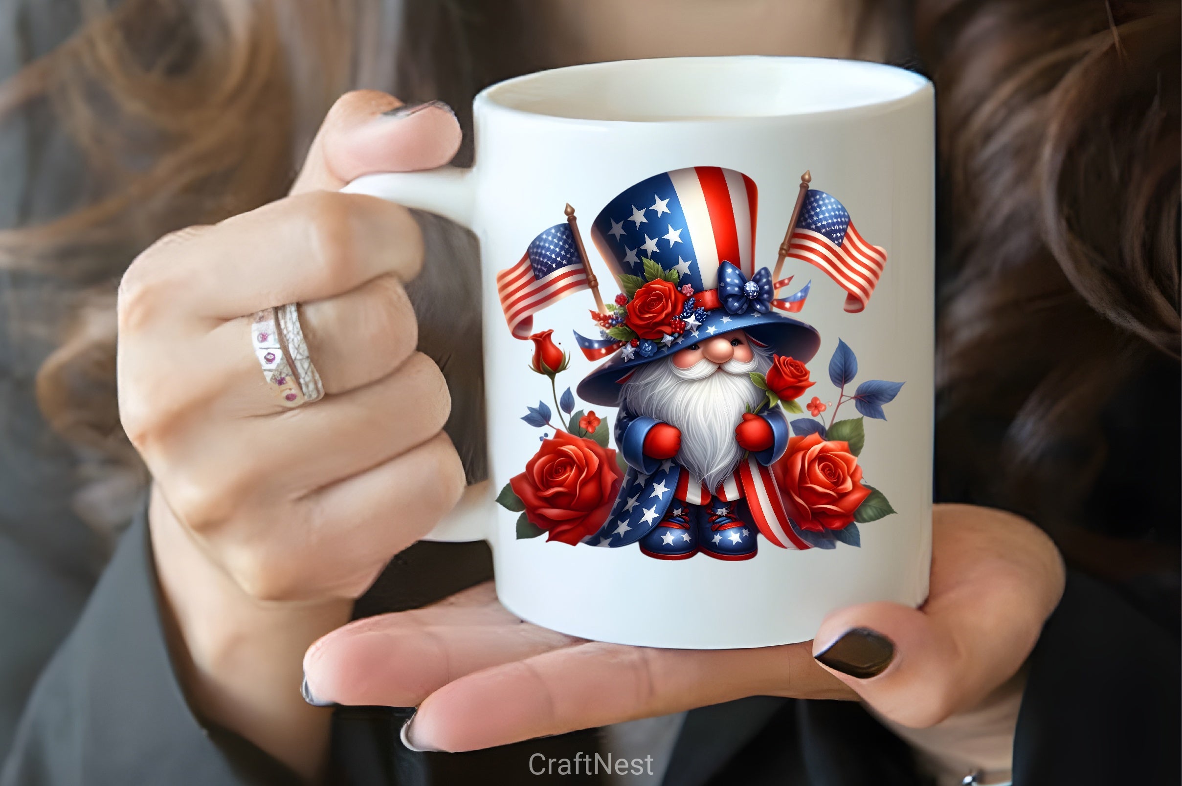 4th of July Gnomes Clipart Bundle 3 - CraftNest - Digital Crafting and Art