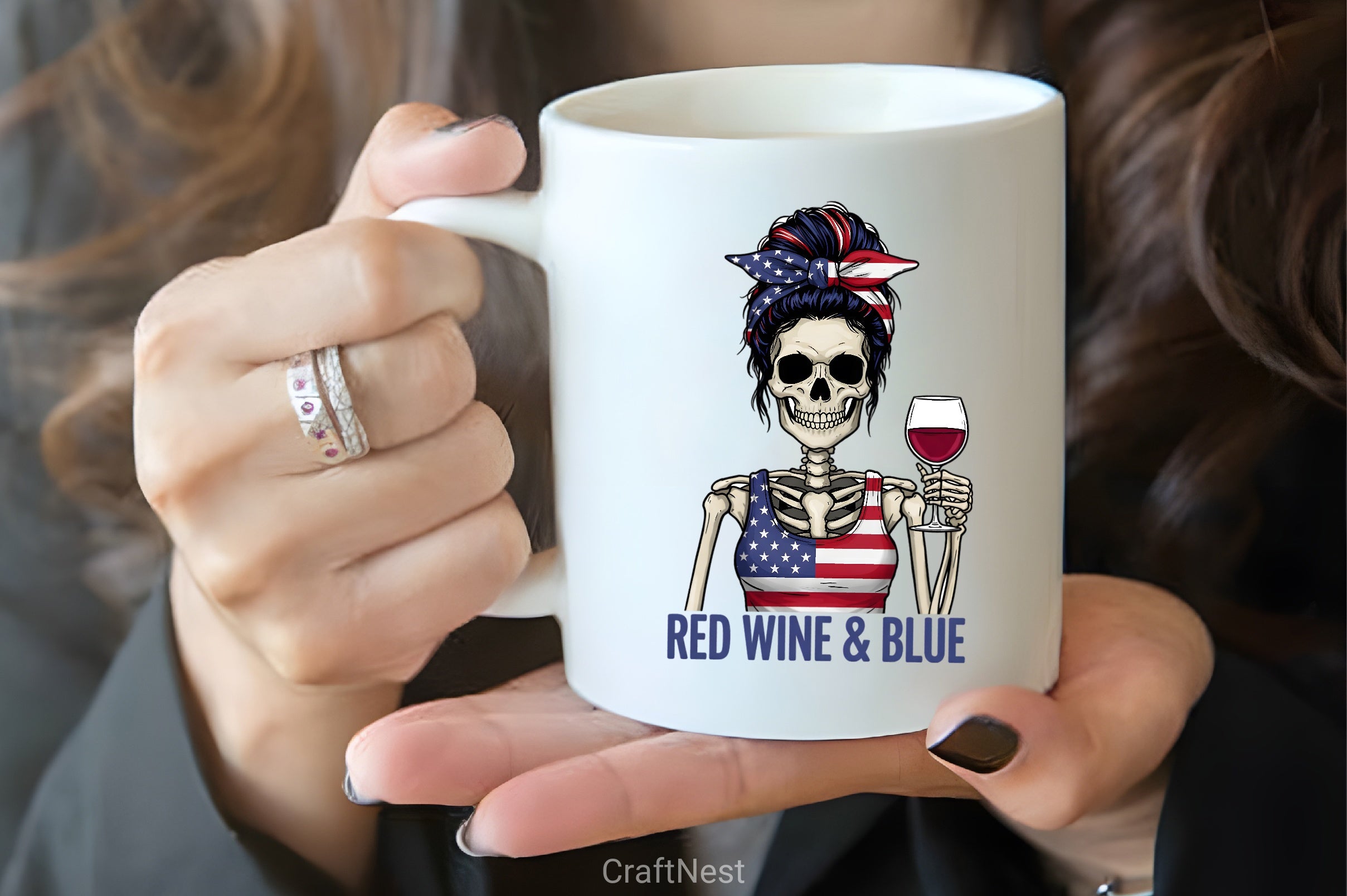 4th of July Wine & Blue Clipart Bundle 1 - CraftNest - Digital Crafting and Art