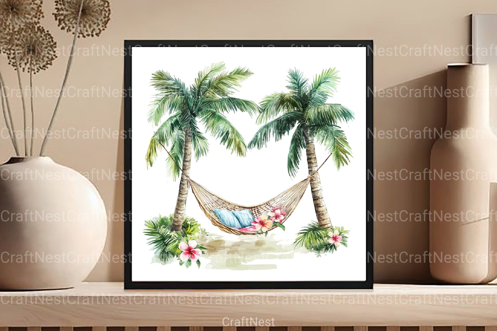Beach Holiday Summer Clipart Bundle - CraftNest - Digital Crafting and Art