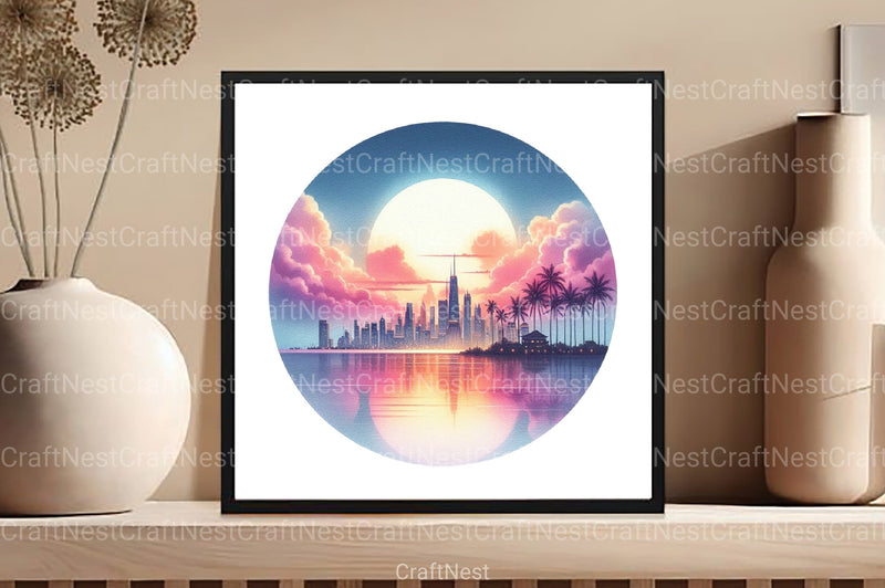 Summer City Clipart Bundle 154 - CraftNest - Digital Crafting and Art