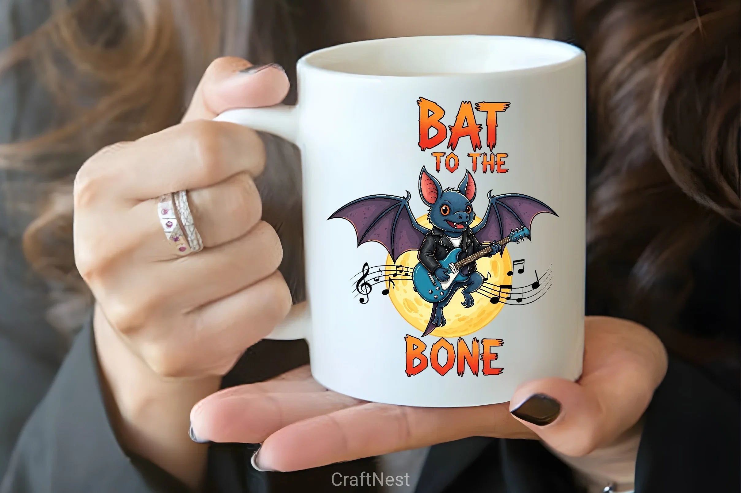 Halloween Rock Bat Clipart Bundle - CraftNest - Digital Crafting and Art