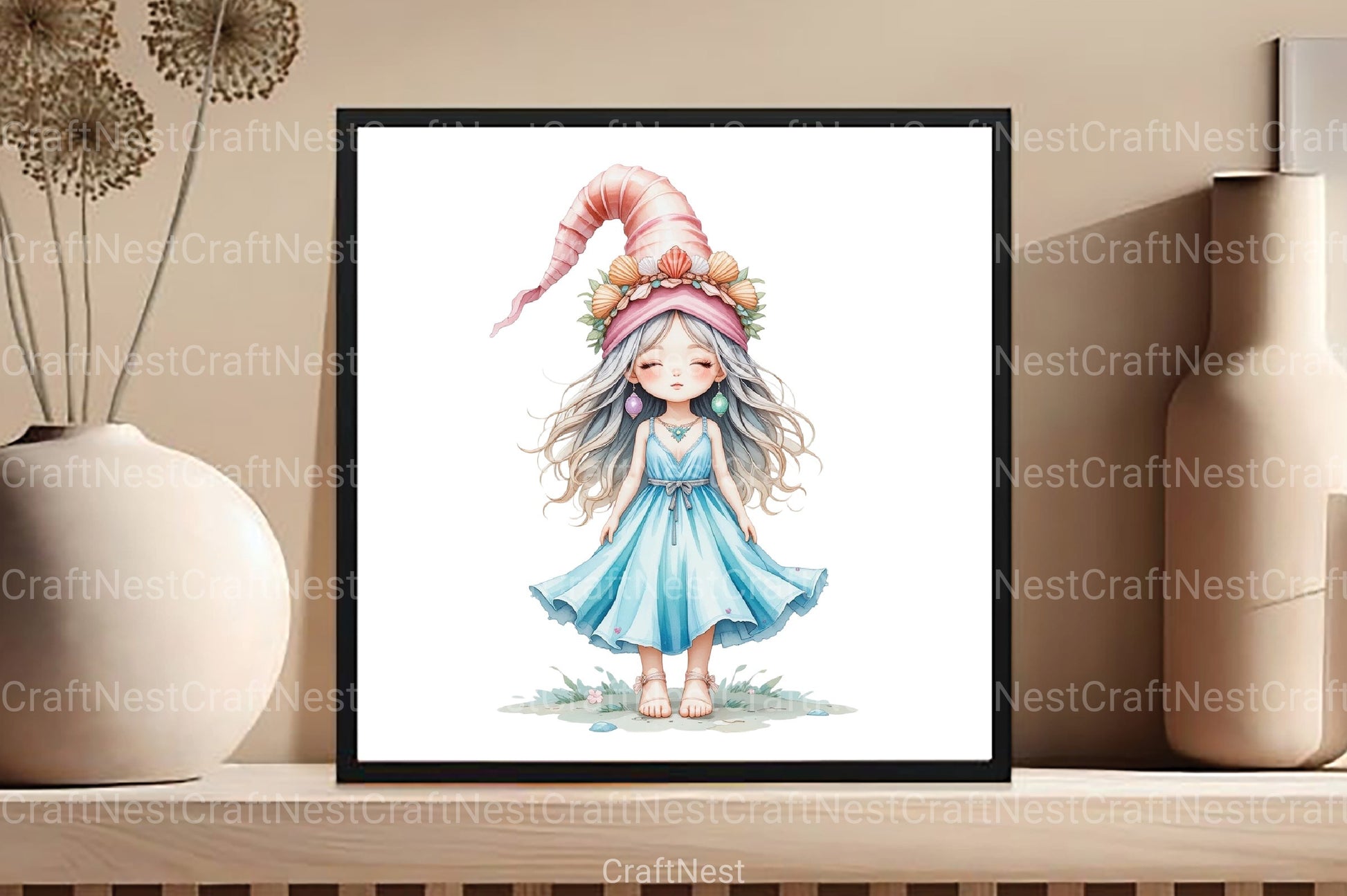 Beach Gnomes Clipart Bundle 99 - CraftNest - Digital Crafting and Art