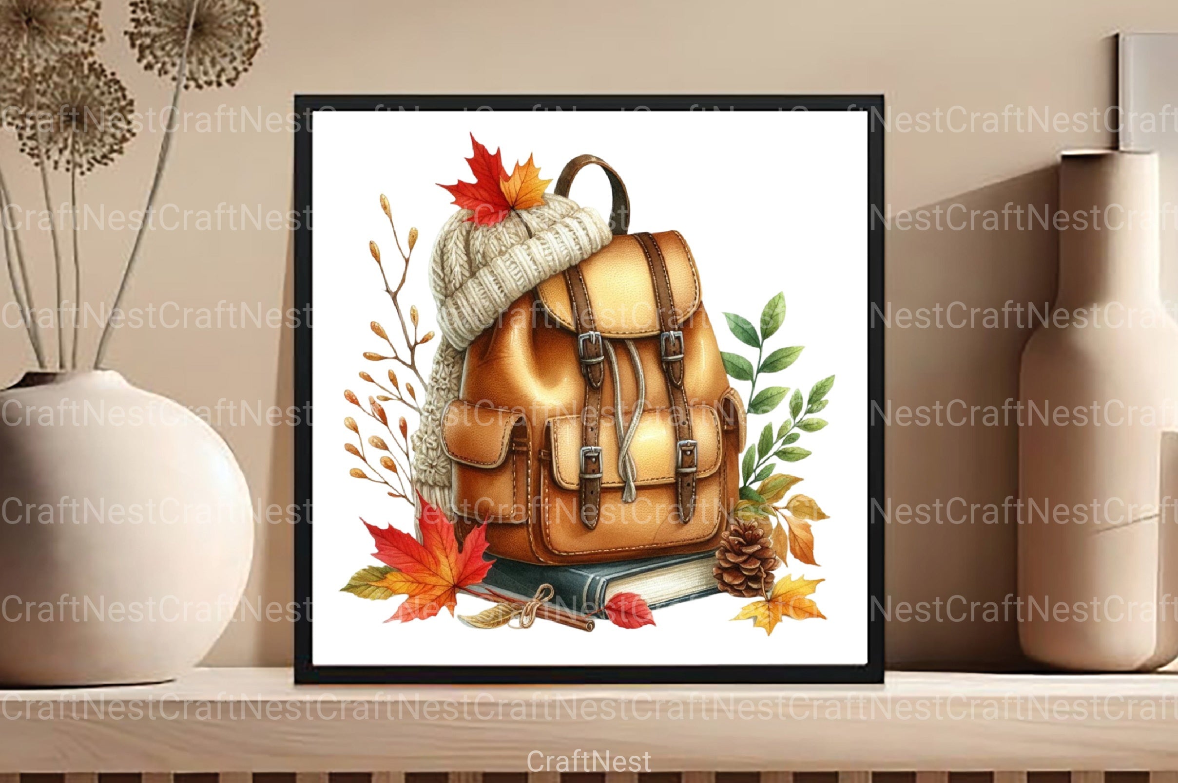 Back to School Lady Bag Clipart Bundle - CraftNest - Digital Crafting and Art