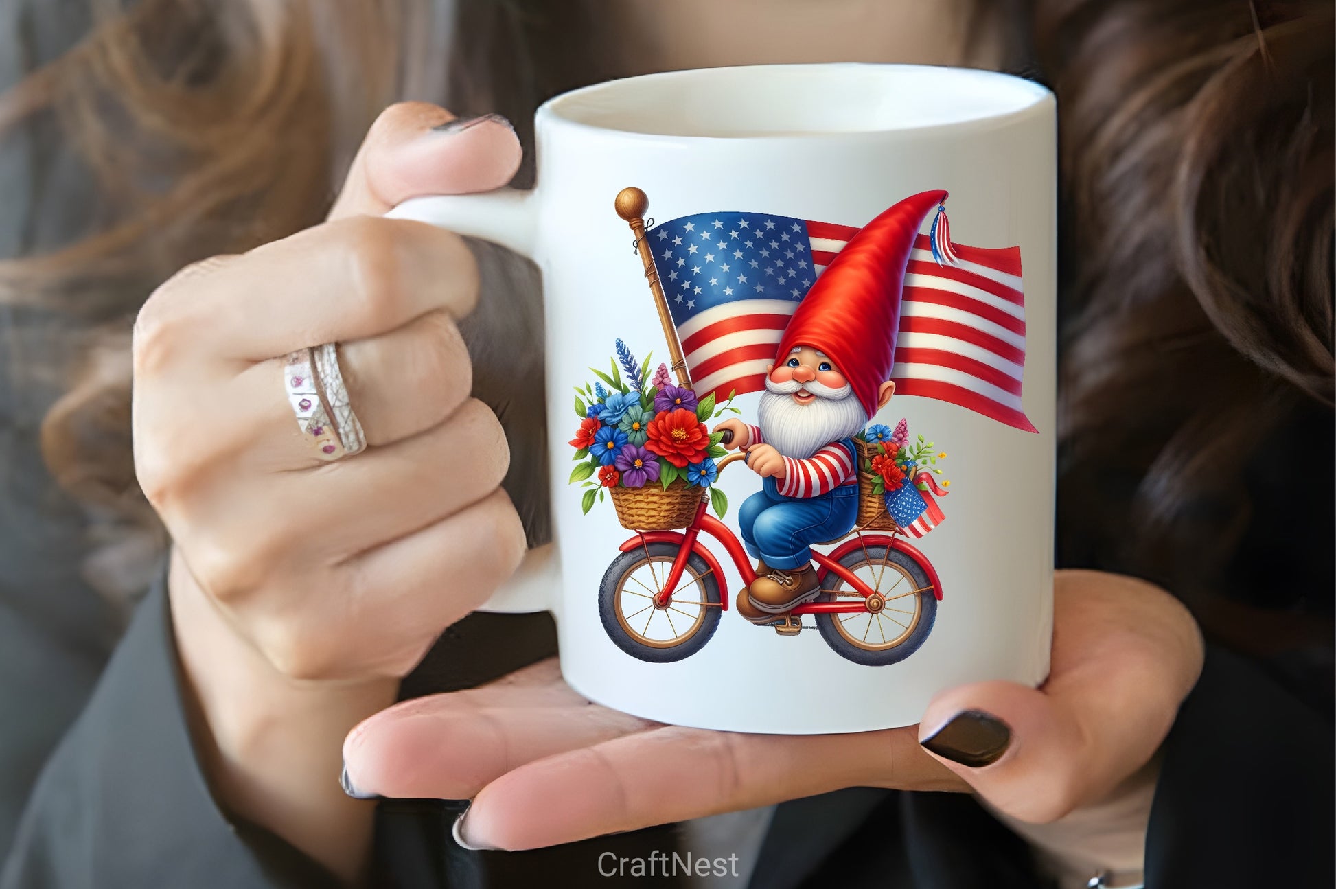 Memorial Day Gnomes Clipart Bundle 3 - CraftNest - Digital Crafting and Art