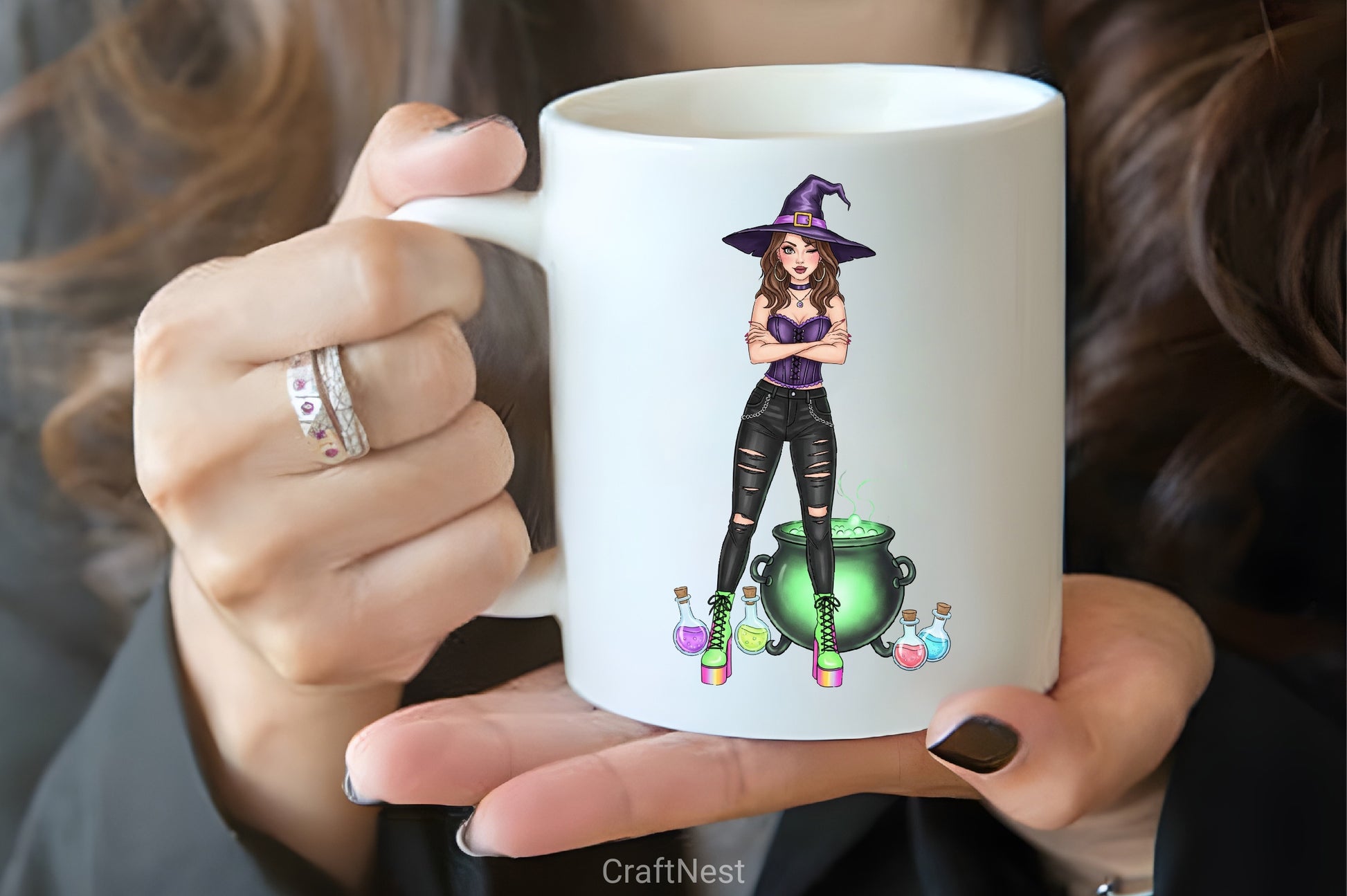 Edgy Witch Cauldron Clipart Bundle - CraftNest - Digital Crafting and Art