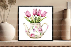 Spring Tulips Clipart Bundle 99 - CraftNest - Digital Crafting and Art