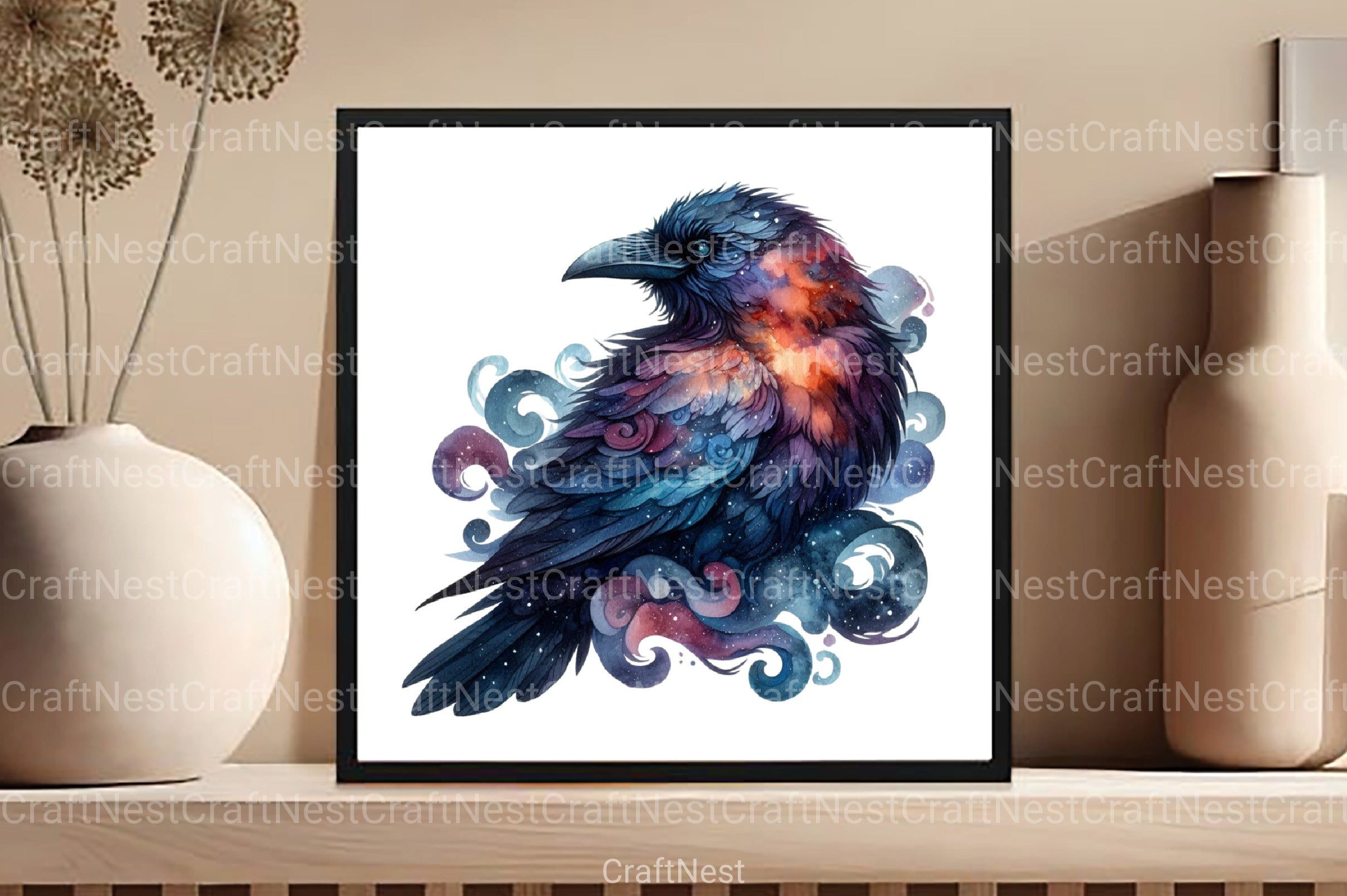 Midnight Blue Ravens Clipart Bundle - CraftNest - Digital Crafting and Art