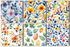 Seamless Patterns Small Set Digital Paper - CraftNest - Digital Crafting and Art