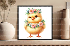 Easter Baby Chick Clipart Bundle - CraftNest - Digital Crafting and Art