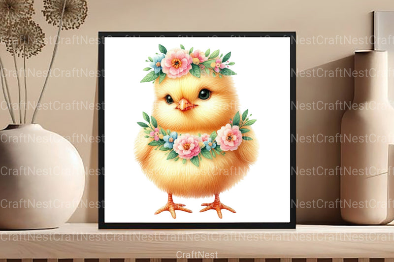 Easter Baby Chick Clipart Bundle - CraftNest - Digital Crafting and Art