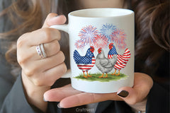 4th of July Chicken Clipart Bundle - CraftNest - Digital Crafting and Art