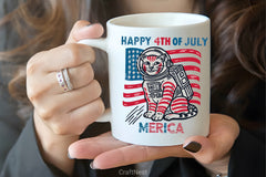 Happy 4th July Cats Clipart Bundle - CraftNest - Digital Crafting and Art
