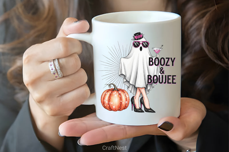 Fashionable Halloween Ghost Clipart Bundle - CraftNest - Digital Crafting and Art