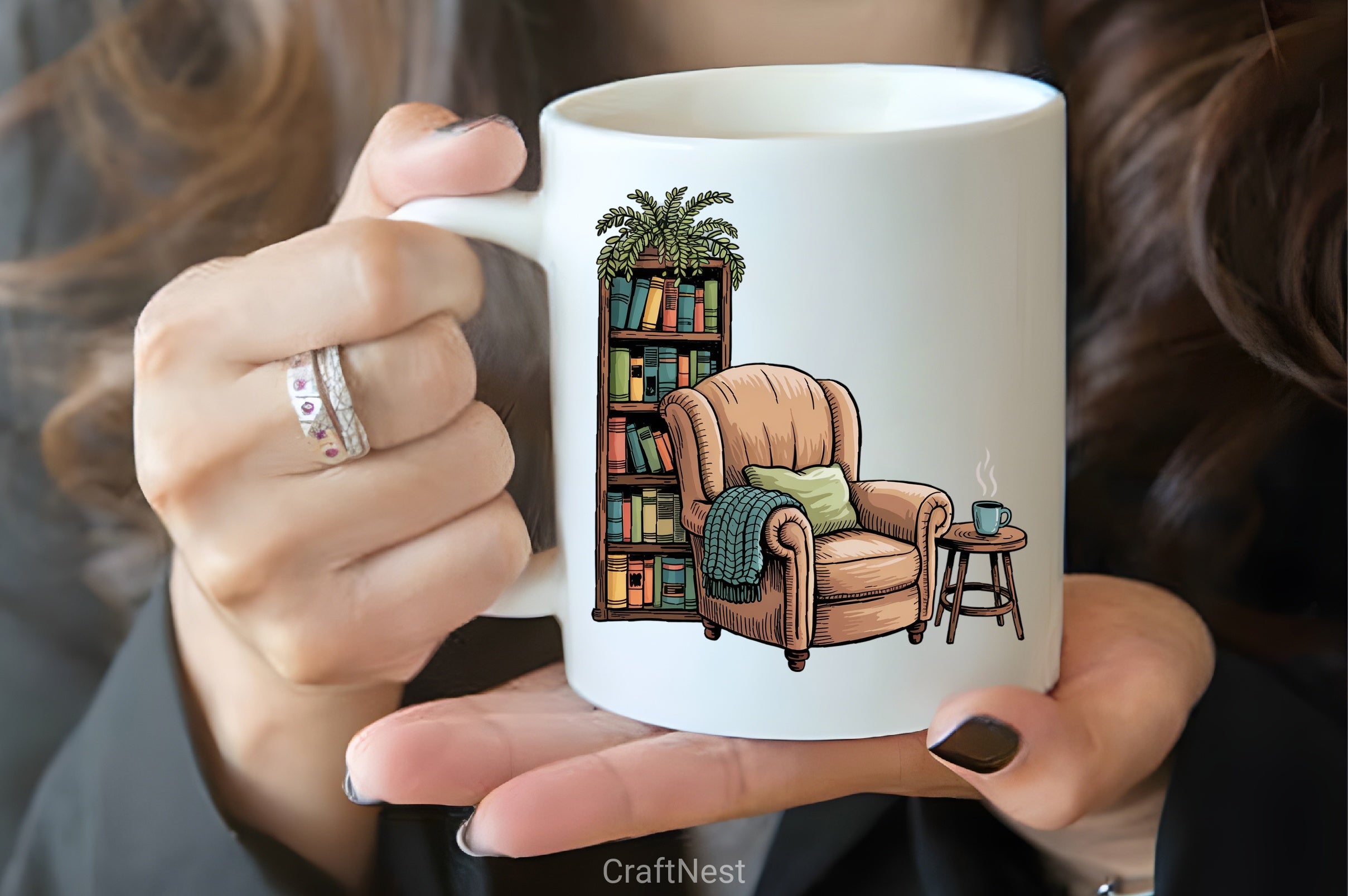 Bookworm's Nook Clipart Bundle - CraftNest - Digital Crafting and Art