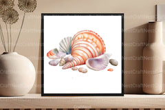 Ocean Sea Shell Clipart Bundle 55 - CraftNest - Digital Crafting and Art