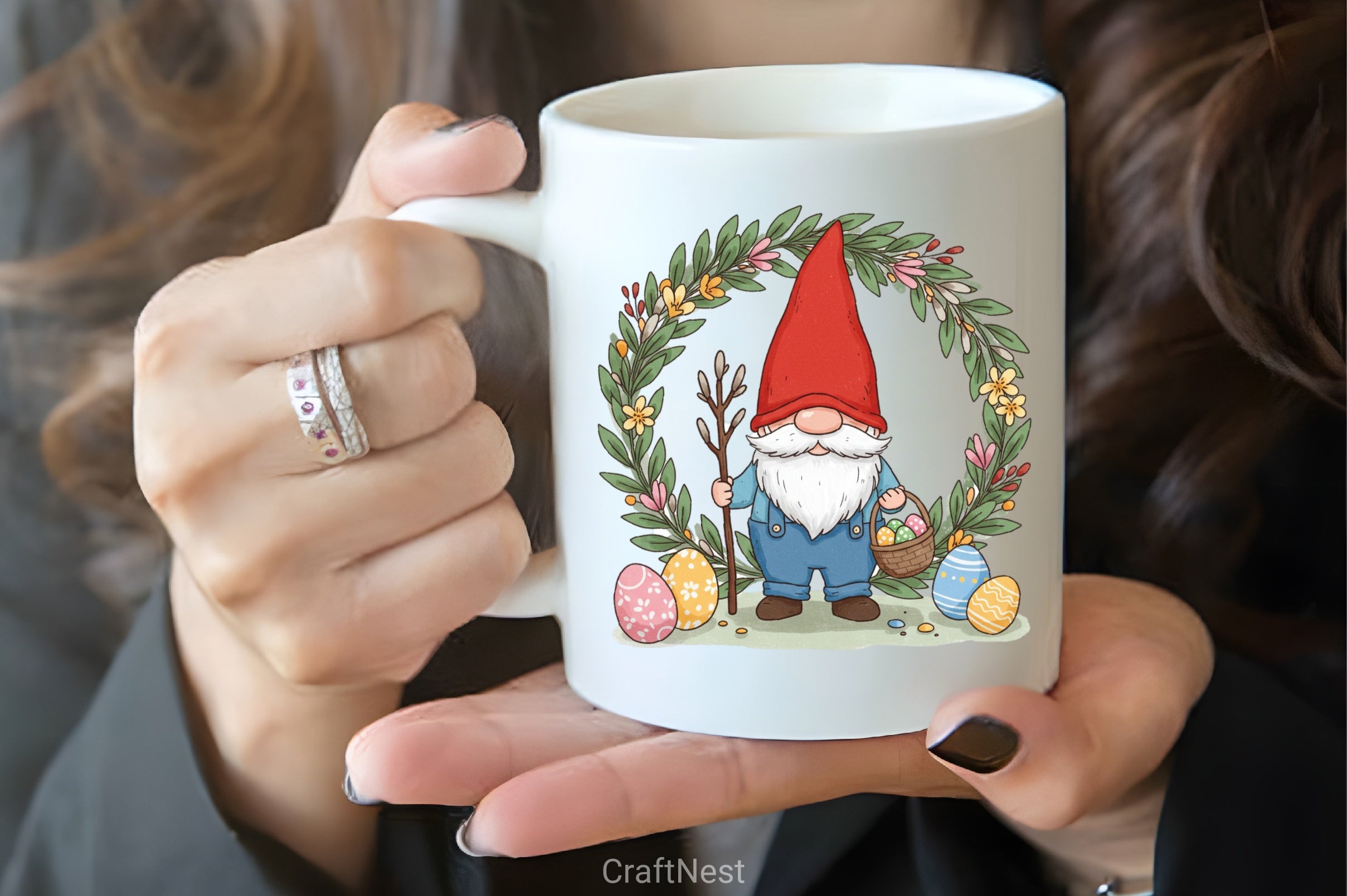 Easter Gnome Clipart Bundle 12 - CraftNest - Digital Crafting and Art