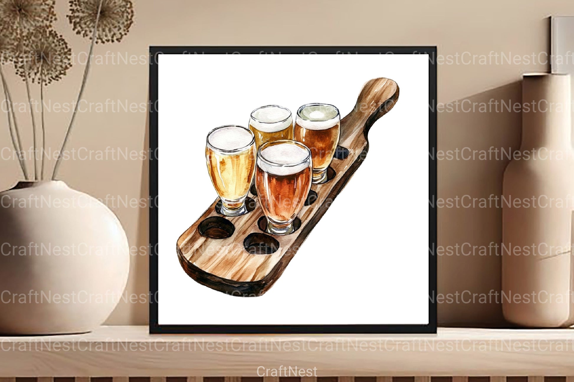 Vintage Summer Beer Clipart Bundle 2 - CraftNest - Digital Crafting and Art