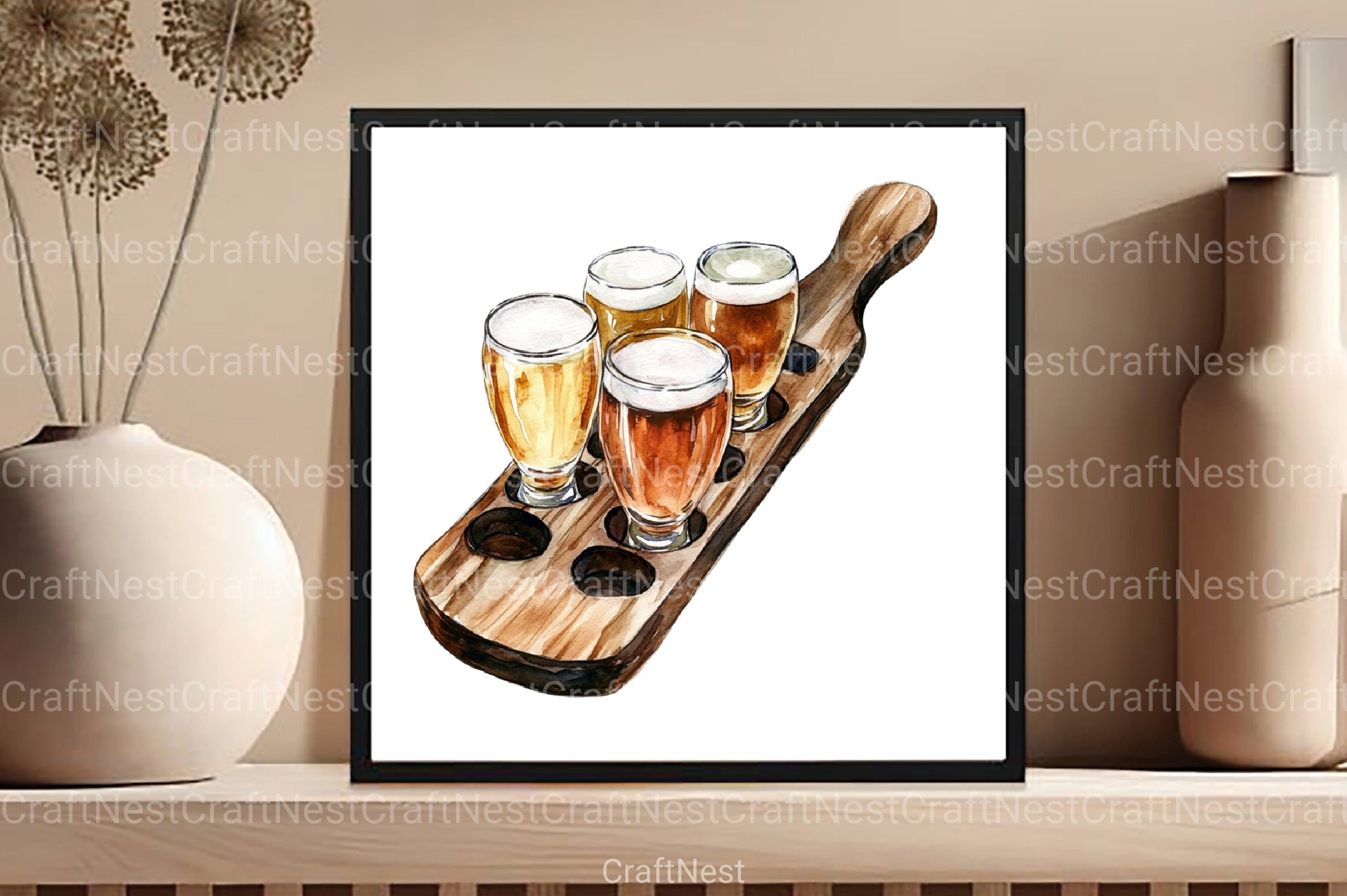 Vintage Summer Beer Clipart Bundle 2 - CraftNest - Digital Crafting and Art