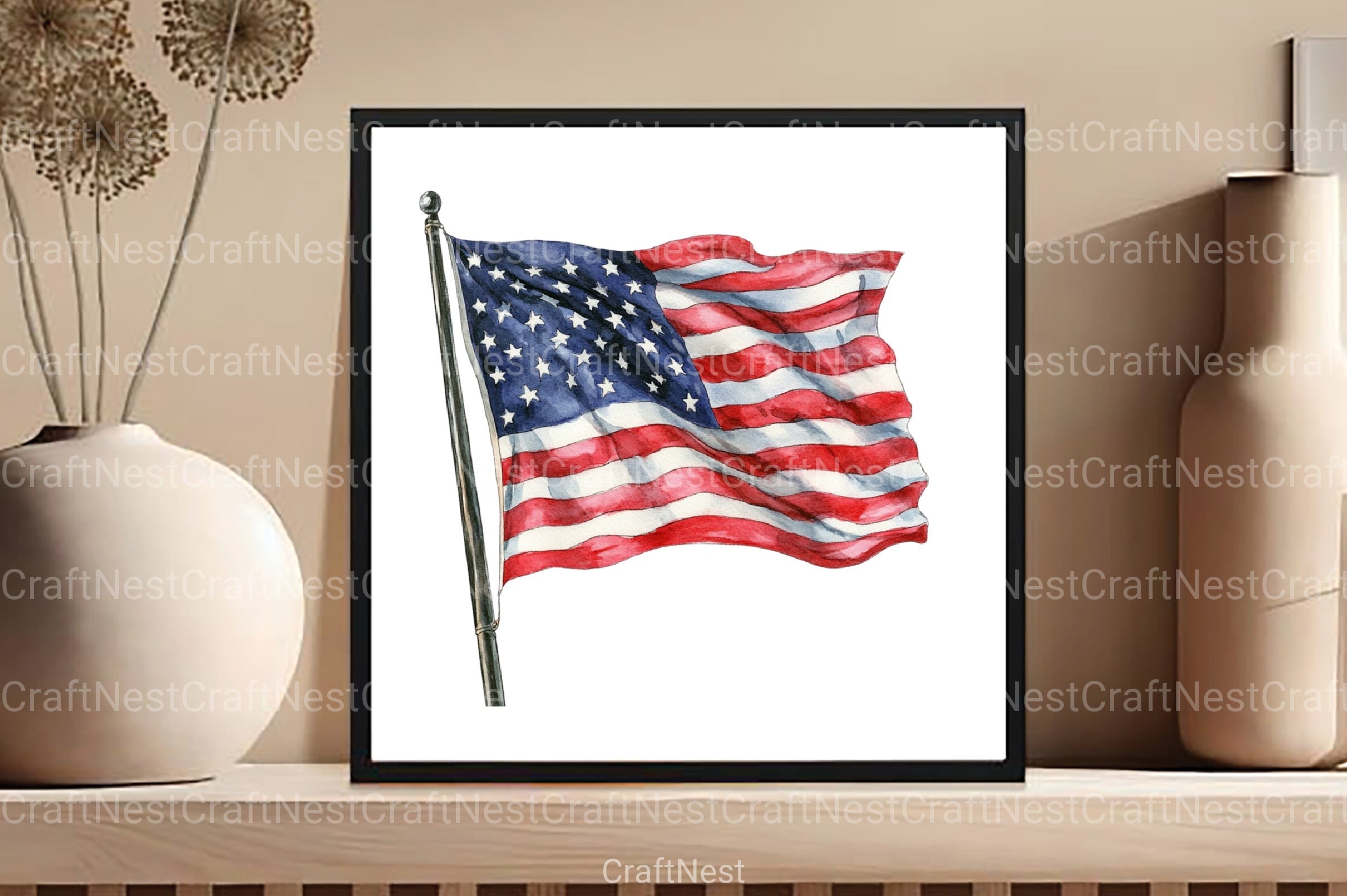 4th of July Clipart Bundle 1234 - CraftNest - Digital Crafting and Art