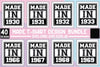 Made 1940 SVG Bundle