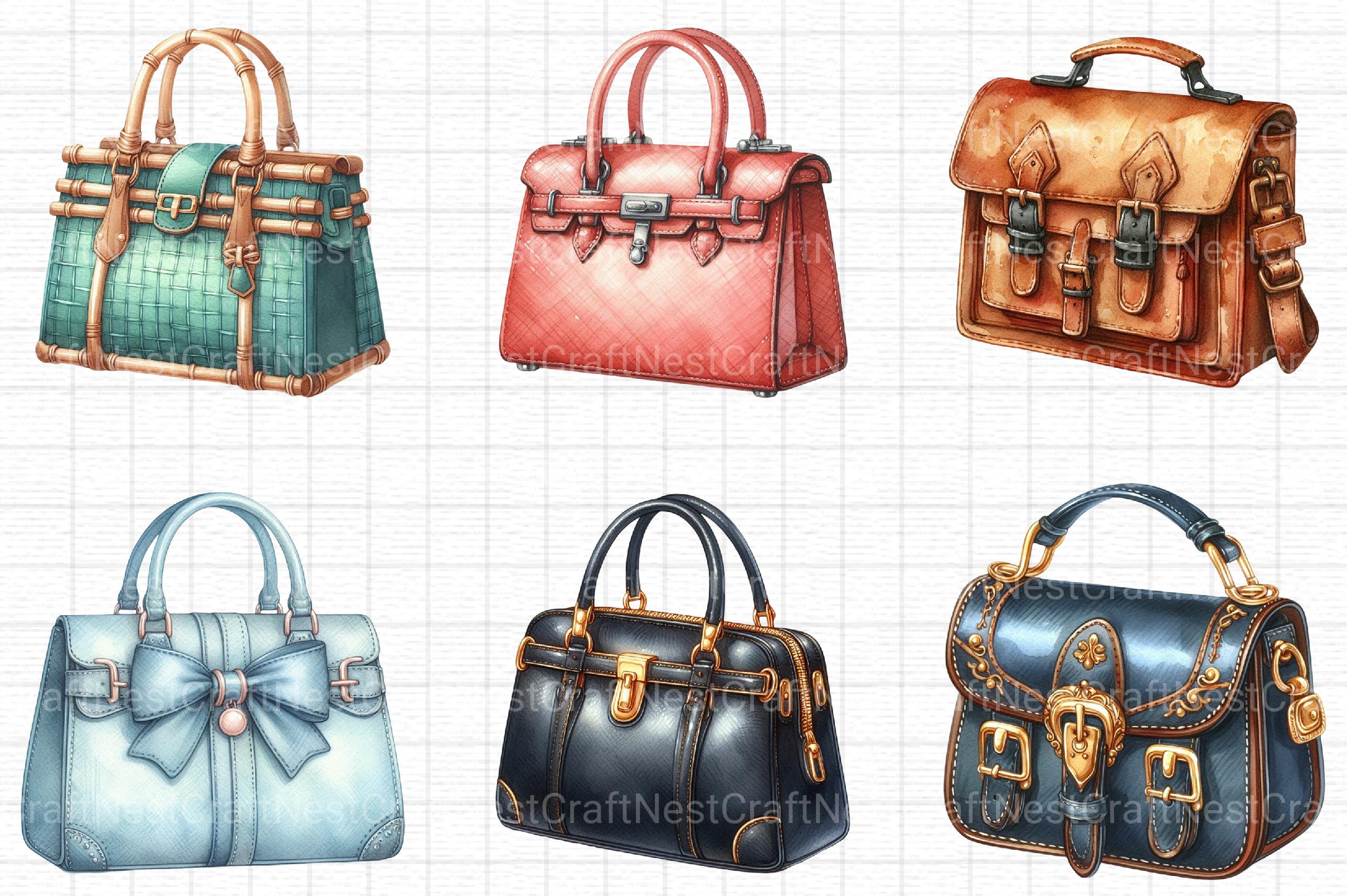 Womens Bags Clipart Bundle - CraftNest - Digital Crafting and Art