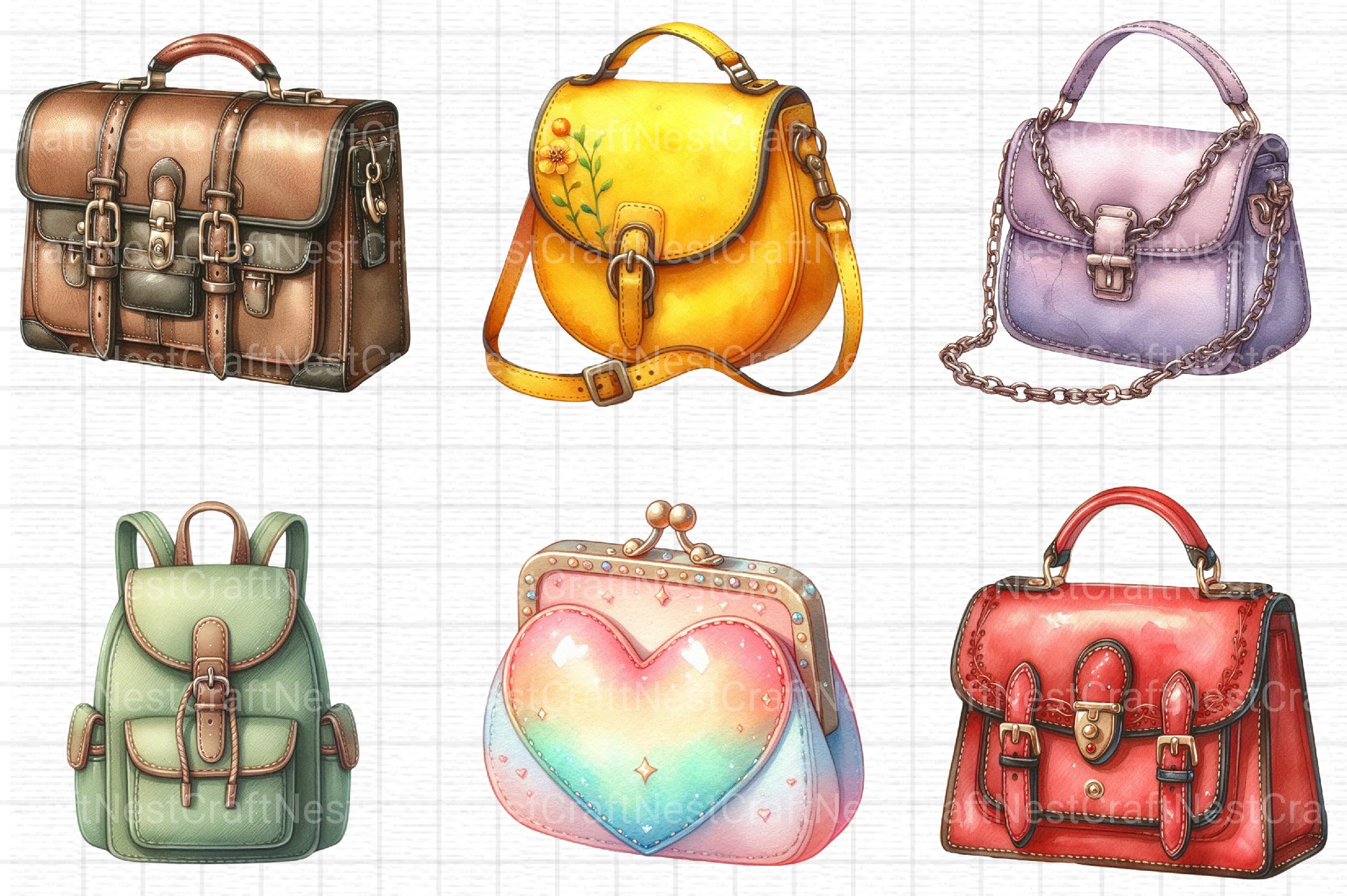 Womens Bags Clipart Bundle - CraftNest - Digital Crafting and Art
